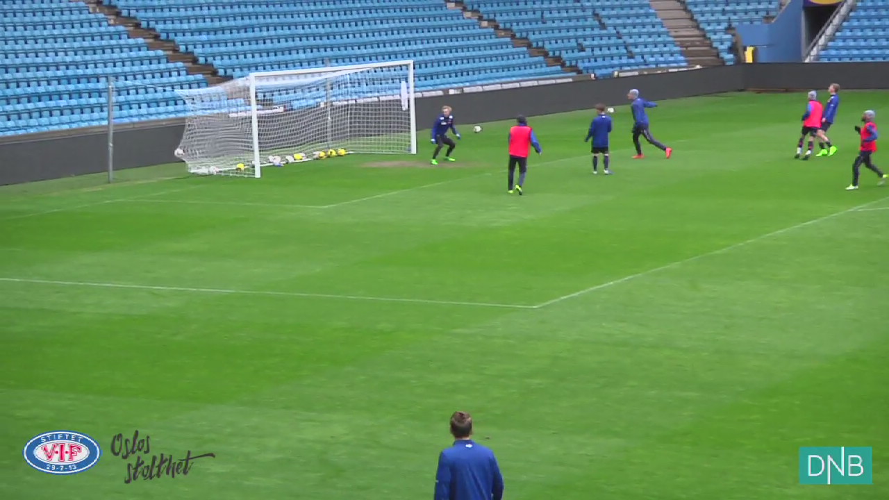 Amund Skiri før kampen